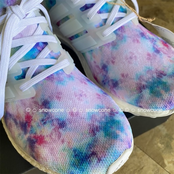 Adidas Ultraboost 4.0 DNA Tie Dye Rainbow Shoes Women’s 7.5 - Picture 11 of 17